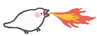 Fire Bird Sticker