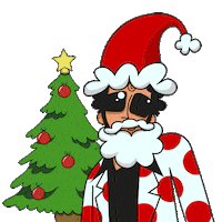 Santa Claus Christmas Sticker by Pepephone