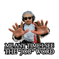 No Job Sticker