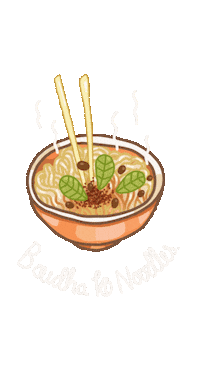Noodles Nepal Sticker