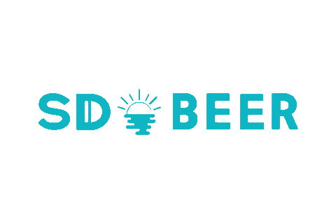 sdbeer giphyupload beer sd san diego Sticker