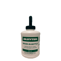 Sluyter sluyter brush n bottle Sticker