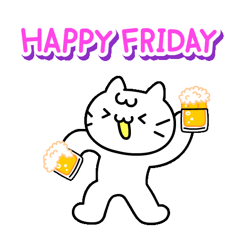 Happy Cat Sticker by Mikitti
