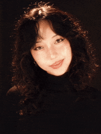 Beautiful Girl Flirting GIF