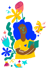 Flowers Love Sticker by Brooklyn Public Library