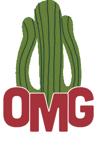 300Agency omg oh my god cerveza cactus Sticker