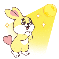 Bunny Rabbit Sticker by samlip