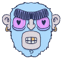 SPELLPOWERGAME love game funky yeti Sticker