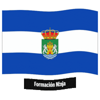 Bandera Malaga Sticker by Formación Ninja