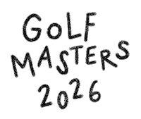 The Masters Golf Sticker by Catharina Stewart