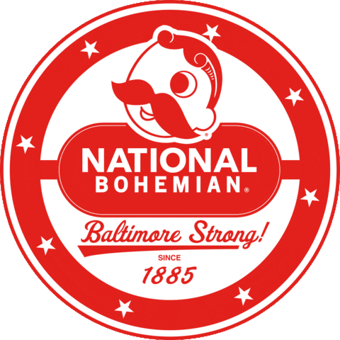 nationalbohemian giphyupload baltimore natty boh national bohemian Sticker