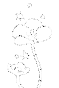 kakimoisi nature flower star spark Sticker