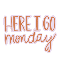 Monday Go Sticker