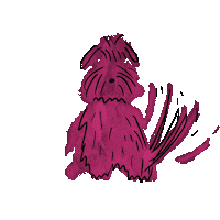 Dog Doodle Sticker by GLOU BEAUTY
