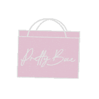 PrettyBaeLondon new post shopping bae bags Sticker
