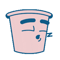 bigshotcoffee happy coffee tired sleepy Sticker