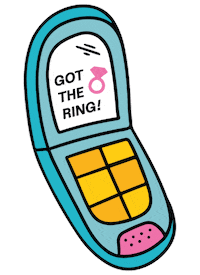Ring Engagement Sticker by La Trividad