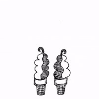 Hungry Ice Cream GIF by Julie Smith Schneider