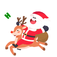 Happy Merry Christmas Sticker by Presto Universe