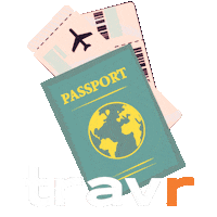 travrlife travel life vacation passport Sticker