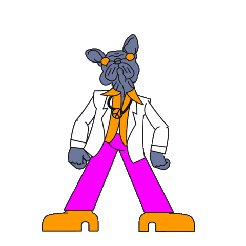 Windauer_Studio giphyupload dance dancing dog Sticker