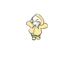 Snow Rain Sticker