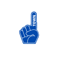 NorristownASD sports blue town foam finger Sticker
