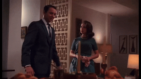 petefrommadmen mad men pete campbell mad men chicken gif pete throws chicken GIF