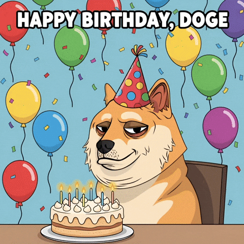 Happy Birthday Dog GIF by Doge Pound
