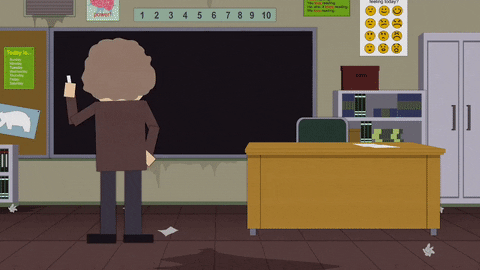 teacher classroom GIF by South Park 