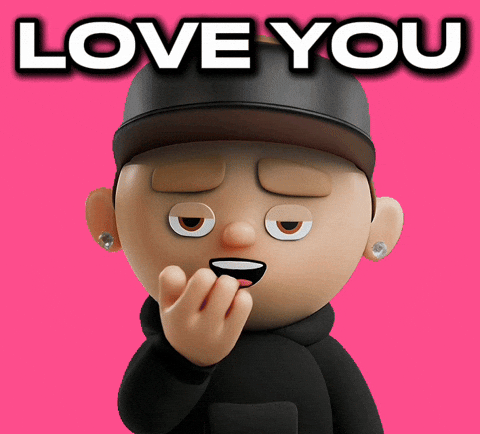 I Love You Kiss GIF by OneFootball Heads