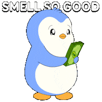 Money Love Sticker by Pudgy Penguins