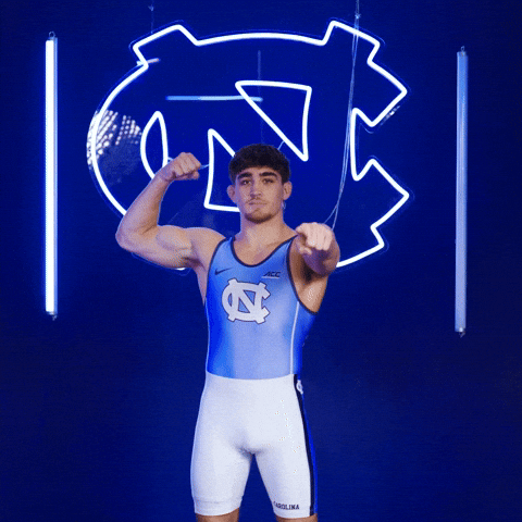 University Of North Carolina Wrestling GIF by UNC Tar Heels