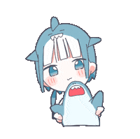 syakura girl shark syakura Sticker