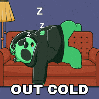 Tired Good Night GIF by SuperVerse