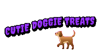 Cutie Doggie Treats Sticker by Cheesecake_Cutie