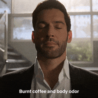 Tom Ellis Coffee GIF by Lucifer