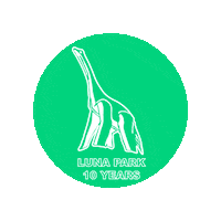 Dinosaur Luna Sticker by Aspex Portsmouth