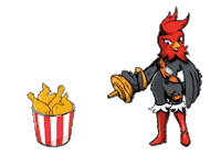 Chickaboom Sticker by Minorfood