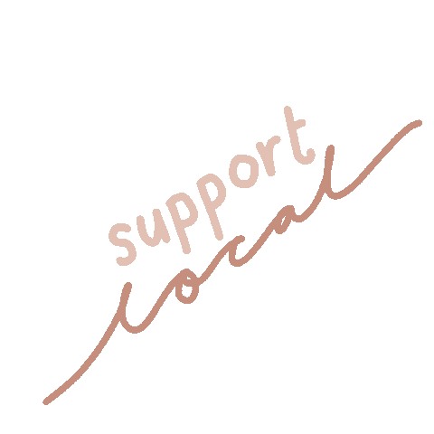 artbyjaela support local support local support local artists Sticker