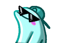 Sunglasses Wiggle Sticker