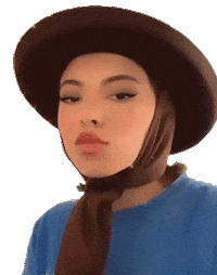 Hat Eyebrows Sticker by tybas-dance