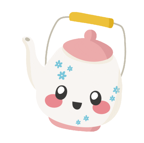 Tea Cup Sticker by laughlau