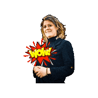 Si Wow Sticker by Carlo Piccinno