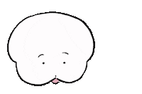 Dog Wink Sticker by wanuyama