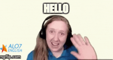 total physical response hello GIF by ALO7.com