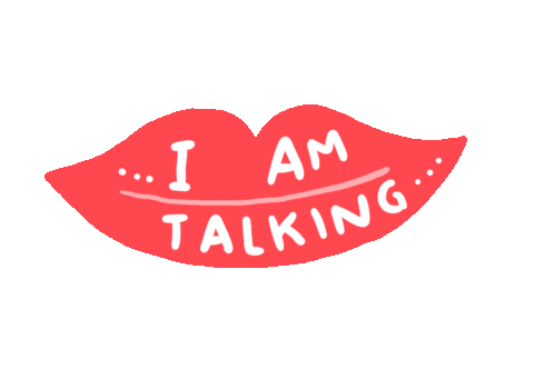 listen to me hello Sticker by byputy