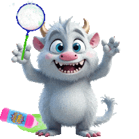 Blowing Bubbles Sticker