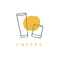 Cheers Sticker by CARDÓ