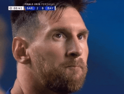 Bayern Munich Messi Crying GIF